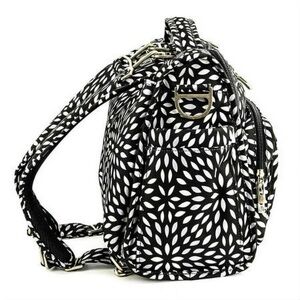 JuJuBe Black White and Grey Printed Versatile Diaper Baby Bag Insulated